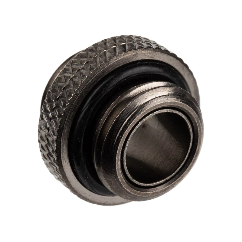 Adapteris Alphacool G1/4 AG uz G1/4 AG, metāla leņķa savienojums, melns