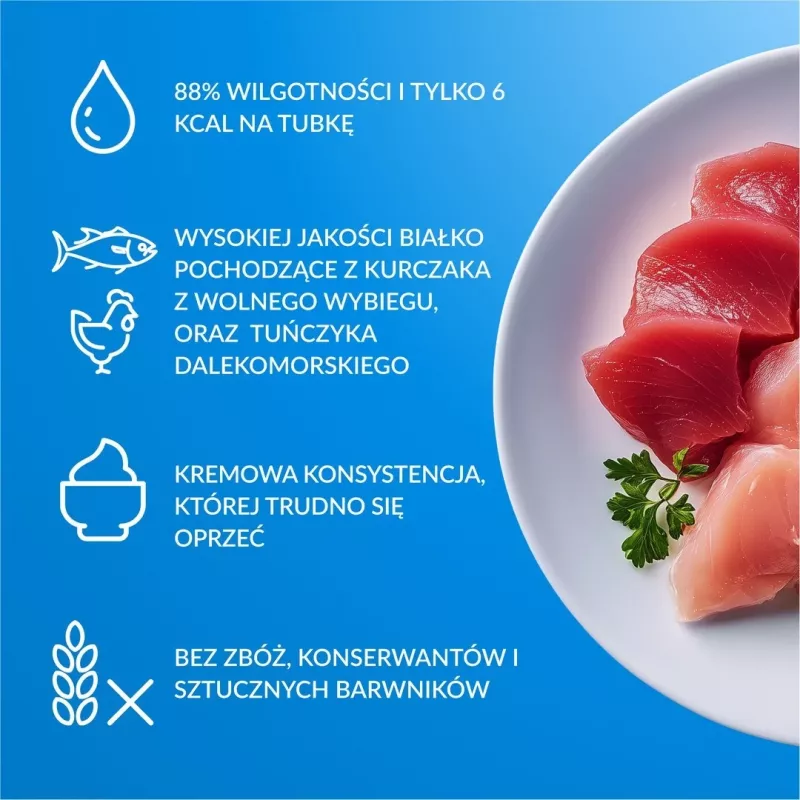 INABA Churu Tuna kaķu našķi, 80 x 14 g