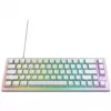 CHERRY K5V2 Kompakta spēļu tastatūra Gaming USB QWERTY Angļu Balta 67 taustiņi RGB LED