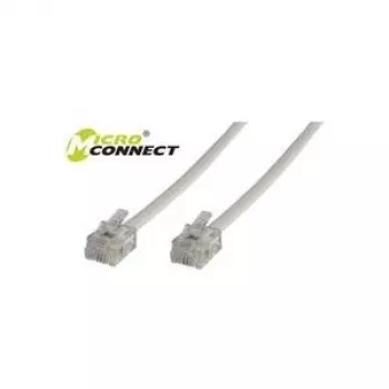 Microconnect MPK110 telefona kabelis 10 m Balts