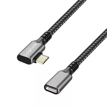 USB 3.2 Gen1 pagarinātājkabelis USB-C uz USB-C/F, PD, 2m