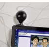 Hama 00053950 Spy Protect HD tīmekļa kamera, 1,3 MP, 1280 x 720, 30 kadri/s, iebūvēts mikrofons, USB 2.0, melna