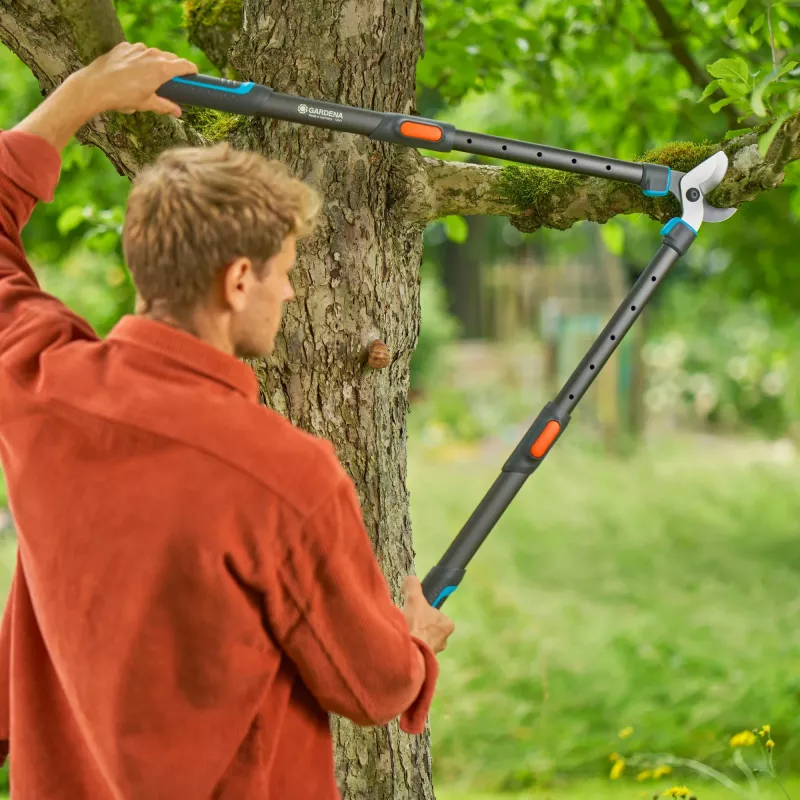 Gardena zaru šķēres TeleCut Pro L Pelēka/tirkīza 65cm - 90cm (12041-88)