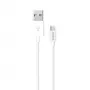 USB kabelis SAVIO CL-124 USB 2.0, USB A uz Micro-USB B, 2 m, balts