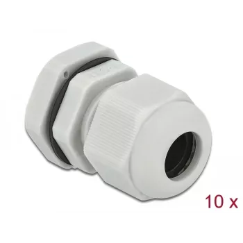 Kabeļa uzmava DeLOCK 60197 Pelēka Plastmasa 10 gab.