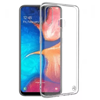 Caurspīdīgs silikona vāciņš Tellur Samsung Galaxy A20, mīksts aizsargvāciņš