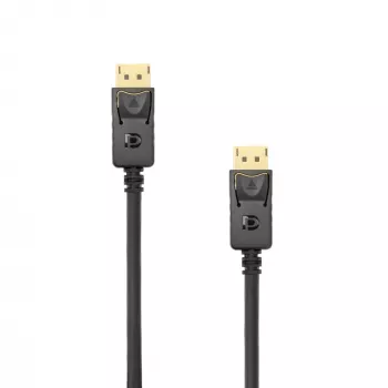 DisplayPort kabelis White Shark MAMBA 2m — 4K 60Hz, 2.0 saderīgs