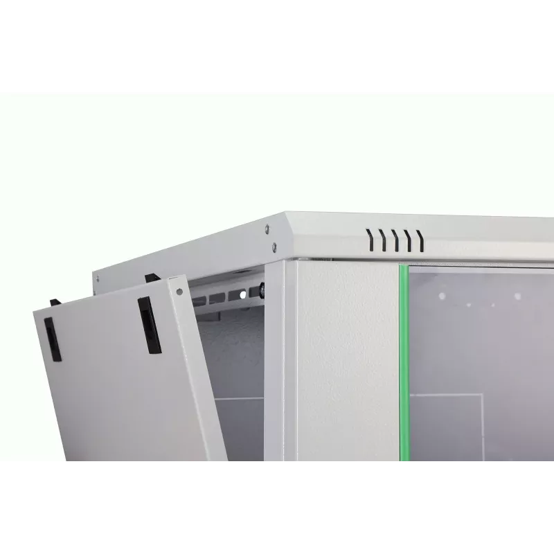 Sienas stiprinājuma skapis DIGITUS Dynamic‑N 7U 19 collu 600x600 mm, neizmontēts, IP20, atslēgas slēdzene
