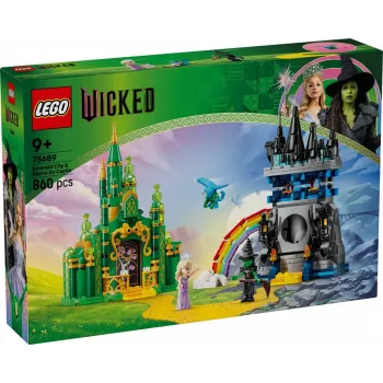 LEGO būvēšanas komplekts Wicked 75689 — Smaragda pilsēta un Kiamo Ko pils
