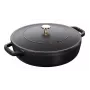 ZWILLING STAUB BRAISERS apaļš sautējamais katls 28 cm, melns, apakšas diametrs 22,2 cm