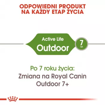 Royal Canin Outdoor sausā barība kaķiem 2 kg