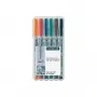 Marķieris Staedtler 311 WP6 6 gab. Melns, Zils, Brūns, Zaļš, Oranžs, Sarkans
