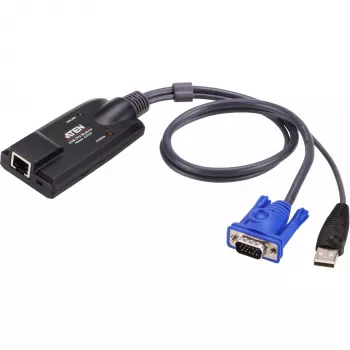 ATEN KA7570 USB-VGA uz Cat5e/6 KVM adaptera kabelis (CPU modulis), PS/2, PS/2, VGA