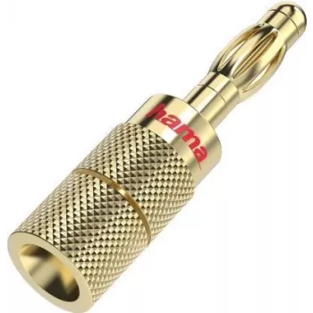 Hama 00205201 vadu savienotājs Banana Gold Straight 4 gab.