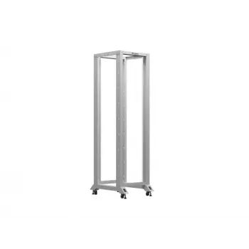 Atvērtais 19 collu statīvs LANBERG 42U, dziļums 800 mm, platums 600 mm, pelēks