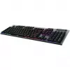 Logitech G G915 X LIGHTSPEED tastatūra Gaming USB RF Bezvadu Bluetooth AZERTY Franču Melna