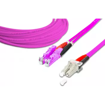 Lightwin Duplex LWL Patch Cable - MM OM4 - LSH - LC (LDP-50 LSH-LC 2.0 OM4)