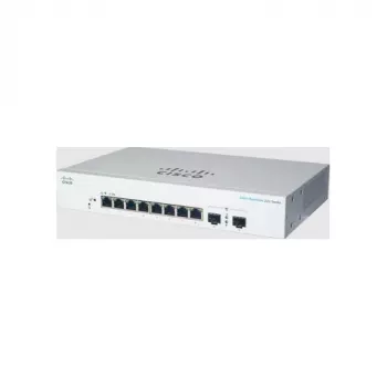 Pārvaldāms L2 Gigabit Ethernet slēdzis Cisco CBS220-8T-E-2G — 8x RJ-45 10/100/1000, 2x SFP, 1U, 20 Gbit/s, 8192 MAC