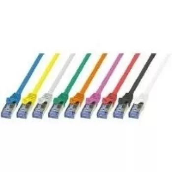 Tīkla kabelis LogiLink 15m Cat.6A RJ-45 S/FTP Balts