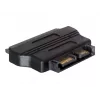 Adapter SATA 22-pin FM uz SATA 13-pin M Melns DeLOCK