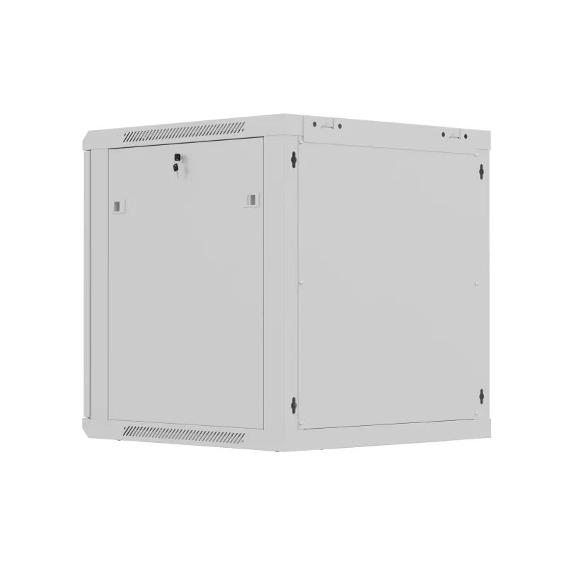 Sienas stiprinājuma servera skapis 19 inch 12U 600x600 mm pelēks Lanberg WF01