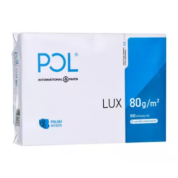 Biroja kopēšanas papīrs POLLUX (A4; 80g/m²; 500 loksnes; balts, matēts)