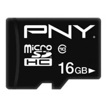 MicroSDHC PNY 16GB Class 10 Melna P-SDU16G10PPL-GE