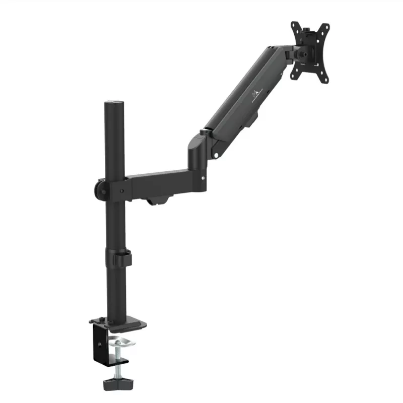 Monitora stiprinājums MACLEAN MC-135 gāzes atspere 17 inch–32 inch ekrāniem, slodze 2–10 kg, melns