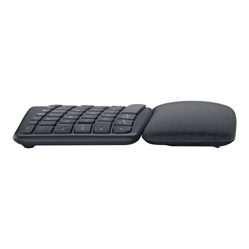 Logitech ERGO K860 - Bezvadu ergonomiskā tastatūra - 2,4 GHz, Bluetooth 5.0 - QWERTY - Spāņu - Grafīts