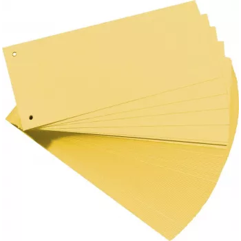Kartona starplapa Herlitz 10843613 dzeltena, 100 gab.