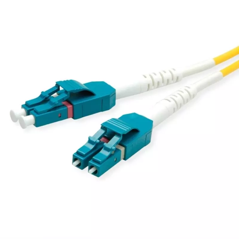 ROLINE InfiniBand optiskā šķiedra 7m 2x LC OS2 dzeltens