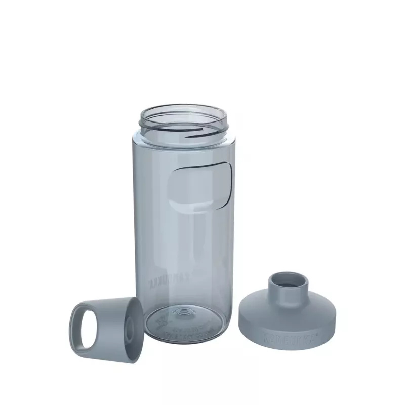 Izolēta ūdens pudele Kambukka Reno 500 ml, Tritan (50% pārstrādāts), pelēka, skrūvējams vāciņš, trauku mazgājamā mašīnā droša