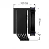 Endorfa Fortis 5 Black CPU dzesētājs
