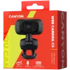 CANYON tīmekļa kamera C3 HD 720p Melna