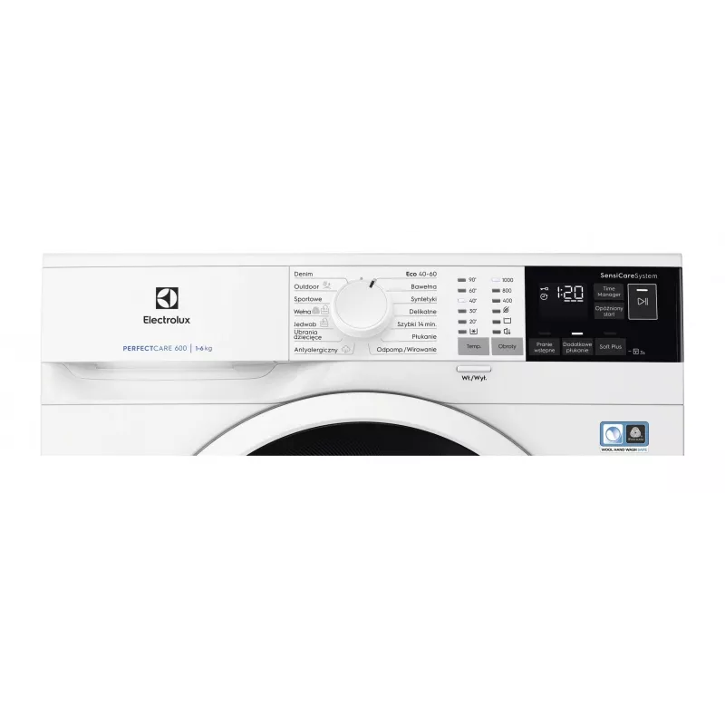 Veļas mazgājamā mašīna Electrolux EW6SN406WP — 6 kg, 1000 apgr./min, balta