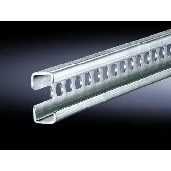 Rack sliede Rittal 4943.000, tērauds, sudraba, dziļums 455 mm, iepakojumā 6 gab.