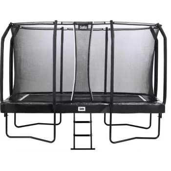 Trampolīns Salta First Class taisnstūra 214 x 366 cm, fitnesa aprīkojums, melns