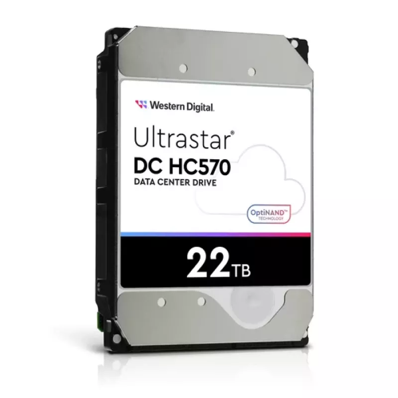 3.5 collu SAS cietais disks Western Digital Ultrastar DH HC570 22 TB, 12 Gbit/s, 7200 RPM, 512 MB kešatmiņa