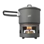 ESBIT Cookset ar spirta degli, Alumīnijs 1.5 L, Ø15.4 cm, H115 mm, Melns