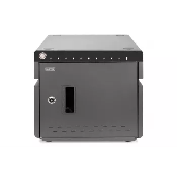 Digitus Mobile Desktop Charging Cabinet 10 portatīvajiem datoriem/planšetēm līdz 13 collām, UV-C, USB-C