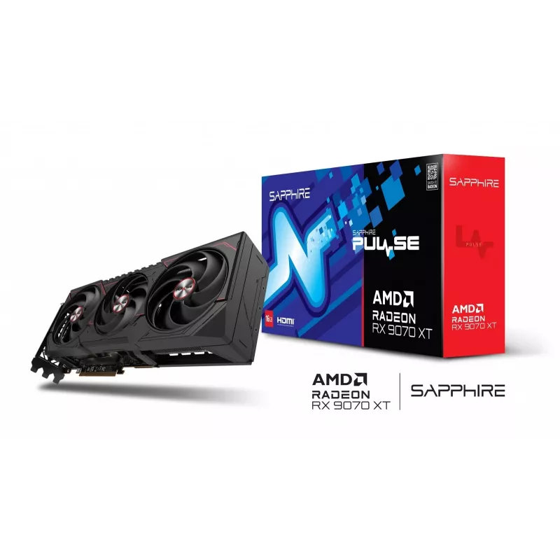 SAPPHIRE PULSE Radeon RX 9070 XT 16GB GDDR6 grafikas karte