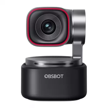 Obsbot Tiny 3 PTZ 4K tīmekļa kamera ar motorizētu panoramēšanu, slīpumu un tālummaiņu