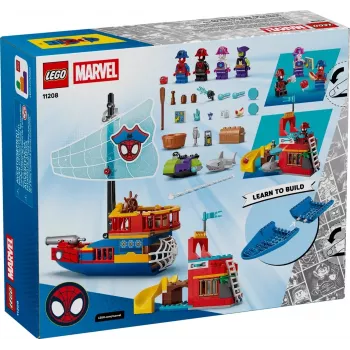 LEGO MARVEL 11208 Spidey komandas pirātu kuģis