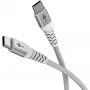 Super-mīksts USB 2.0 pīts kabelis, USB-C spraudnis > USB-C spraudnis (Balts, 3 metri)