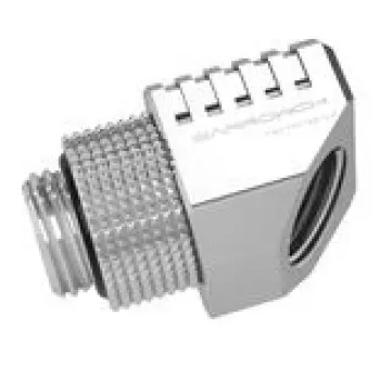 Barrow Adapter 45° G1/4 sievišķais-sievišķais (FBFTWT45-V2 S) Sudrabs
