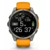 Garmin fenix 8 3.56 cm (1.4) AMOLED 47 mm Digitāls 454 x 454 pikseļi Skārienekrāns Grafīts Wi-Fi GPS (satelīts)
