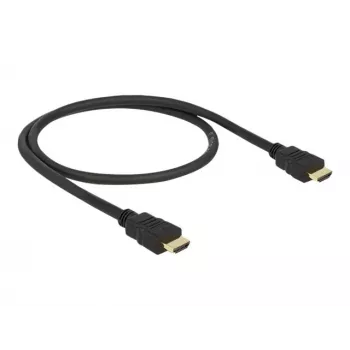 DeLOCK HDMI kabelis High Speed ar Ethernet, 0,5 m, melns (84751)
