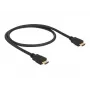 DeLOCK HDMI kabelis High Speed ar Ethernet, 0,5 m, melns (84751)