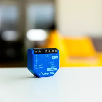 Shelly 1 Gen3 viedais releja slēdzis ar sauso kontaktu 16A, WiFi