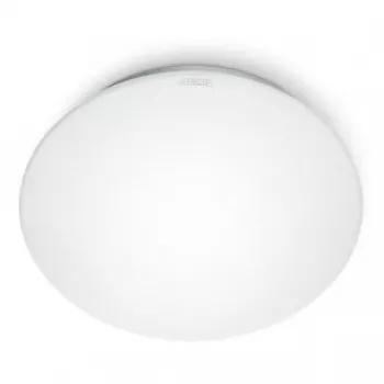 Griestu lampa Steinel RS 16 L, E27 ligzda, 100 W, balta, apaļa, Ø 27,5 cm, augstums 95 mm, kustības sensors